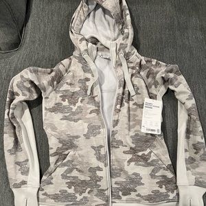 Athleta triumph camo zip up hoodie- brand new with tags